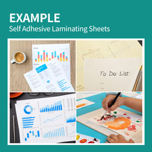 Load image into Gallery viewer, [HASHI] (20~100 sheets-9 x 12 inch) Self-Adhesive Laminating Sheets / free shipping Within 7 days of delivery
