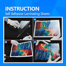 Load image into Gallery viewer, [HASHI] (20~100 sheets-9 x 12 inch) Self-Adhesive Laminating Sheets / free shipping Within 7 days of delivery
