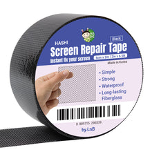 Load image into Gallery viewer, [HASHI] (Black/Grey) (2 inch x 6.5~15 Feet) screen repair tape / free shipping Within 7 days of delivery
